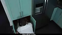 Bratty teen TEASES her big guy with DEEPTHROAT and MUFF DIVING