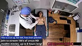 I dominate bratty orphan Mya in cheerleading physical with assfucking and humiliation