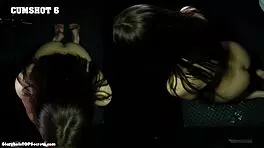 Damn, Serena, you swallowed 10 loads at the gloryhole like a pro!