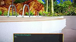 Redhead Teen Plays Game with Big Ass