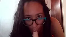 deep throat action with petite teen
