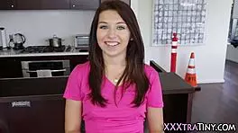 Petite Teen Handles Big Cock In HD