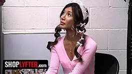 super tiny thief gets tight hole searched and pounded by guard