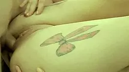 Karina and Carol, sensual girlfriends, get bent over for assfucking and blowjobs.