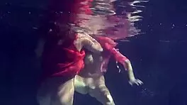 lilia mihalkova and natalia kupalka getting steamy underwater as lesbians! so hot! 💦