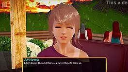 Redhead teen plays family game 😏