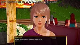 Redhead teen plays family game 😏