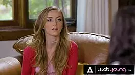 Lesbian recruiters like Emma Hix know how to make coeds squirt