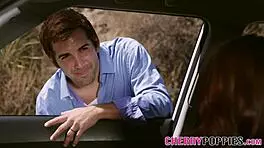 Teen 18+ Brunette Gets Banged Outdoors, Receives Oral From Group In High Definition