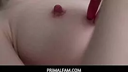 Primalfam - Skinny Teen 18+ Fucks Stepdad To Orgasm