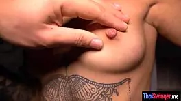 Hot Half Asian Chick Everylin Shows Off Her Tattoos