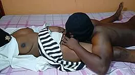 College teen fucked at her father's house!