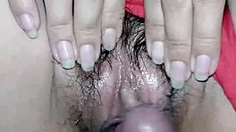 Teen Gifts Wet Pussy for Christmas in Homemade Surprise