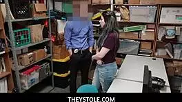 theystole - brunette busty teen 18+ fucks cop as punishment- amilia onyx