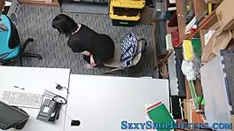 teen thiefs face cumshot