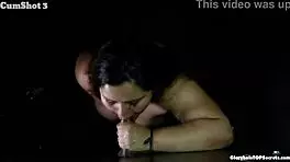 Holy Shit! Can You Swallow This Massive Cock Down Your Throat in Gloryhole Action?