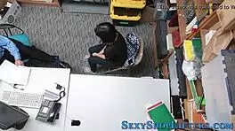 teen thiefs face cumshot