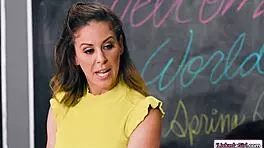 Ebony Teen Licks Big Tits Milf Teacher's Ass In Interracial Lesbian Oral Encounter With Rimming