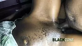 African Teen 18+ Housemaid Fucked from Behind and Creampied