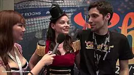 fionnaandjimmy chaturbate video at ae expo, teen asian amateurs with big tits