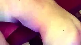 She loves feet and gets spanked for it