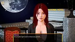 Homemade game with tattooed redhead teen and big tits in family setting