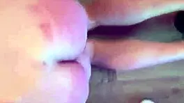 She loves feet and gets spanked for it