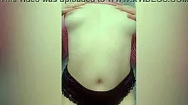 Young slutty girl says, 'Look at my virgin tits and ass, you perverts!'