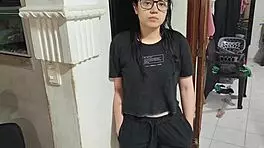 Homemade Babysitter Scene with Young Babe