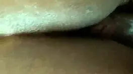 Pregnant Ebony Girlfriend Creams on Friend's Big Cock