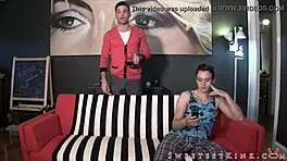 step dad spanks teen taboo hard