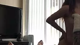 busty young asian girlfriend riding compilation video