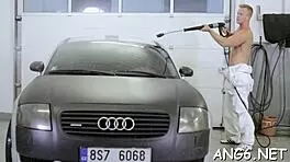 Hotty charming stud with nasty lovestick riding