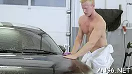 Hotty charming stud with nasty lovestick riding