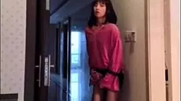 asian ladyboy jerks off flashing woman and cums 💦