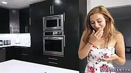blonde teen in family competition game