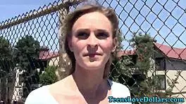 real teen explores outdoor public adventures