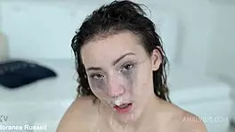 I Tried First Time DAP 3on1 as Teen Sandra Zee with Rough Anal Facial Cumshot NF090