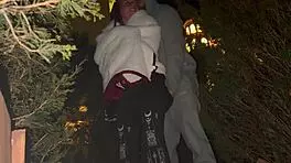 The Shining XXX Vlog Featuring Public Doggystyle Creampie with Submissive Couple