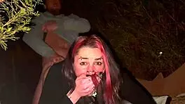 The Shining XXX Vlog Featuring Public Doggystyle Creampie with Submissive Couple