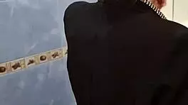 Girl Next Door Fucks in Bathroom Quickly