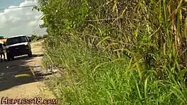 Teen Brunette Explores Choking Fetish Gently