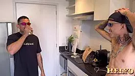 Teen Blowjob from Sexy European Babe to Delivery Guy