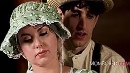 hey young guys in our community never saw a pussy so i stepped up