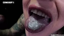 Impressive Gloryhole Cumshot