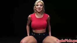 stranded teen roughly fucked and creampied