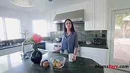Busty Milf Step Mom Loves Fucking in Kitchen - Brooke Beretta