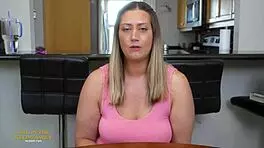 Britney mae teases with just the head in before full intense pounding in missionary