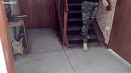 I had this 19 year old schoolgirl come over to study, but she left all fucked up for real!