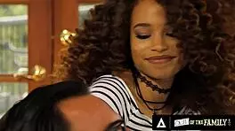 Hot Ebony Cecilia Lion Devours Big Cock in Steamy Interracial Action!